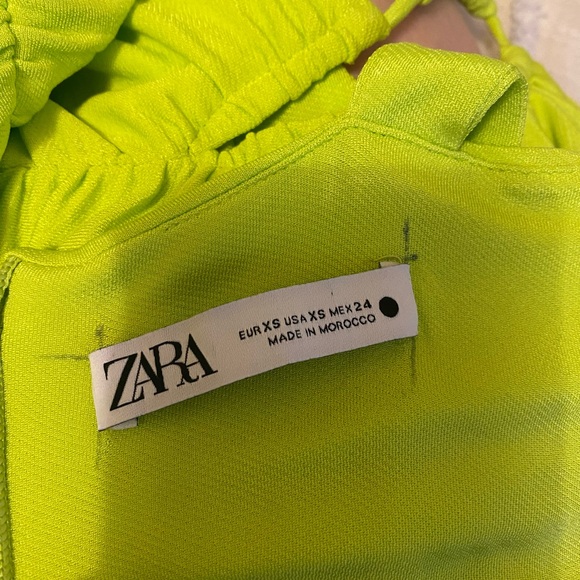 Zara bright green mini dress (perfect for festival season) - Picture 4 of 5